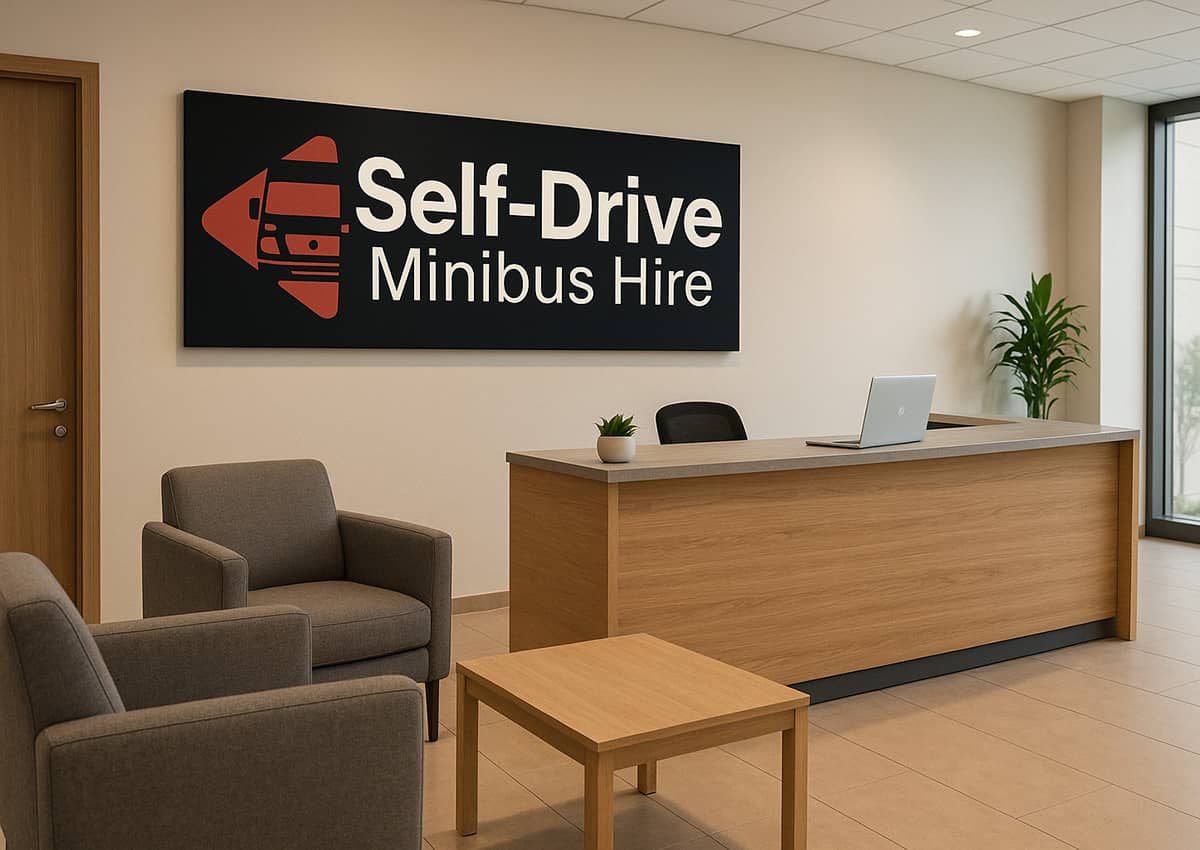 Self-Drive Minibus Hire office reception